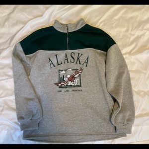 Alaska quater zip sweat-shirt medium